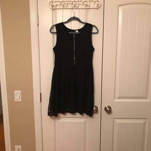 Abercrombie & Fitch Black lace dress length 32 inches